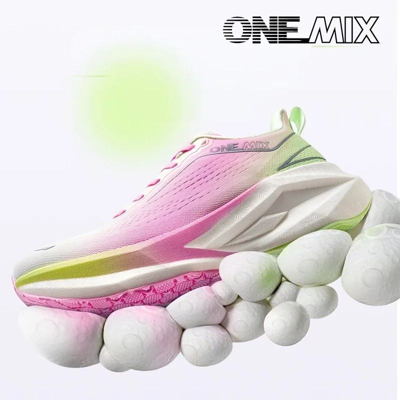 

ONEMIX Carbon Plate Men's Running Shoes Professional Marathon Sports Shoes Racing Shoes For Women 25686
