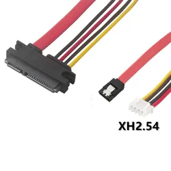 SATA 7+15Pin Floppy Drive To Small 4Pin 2.54MM+SATA HDD with Shrapnel To 22Pin Hard Disk Drive SATA Data Power Supply Cable