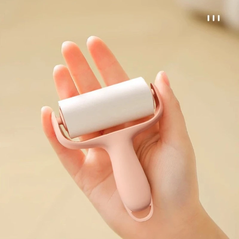 Portable Mini Lint Roller Sticky Pet Hair Remover for Clothes Travel Size Pocket Lint Remover Refillable