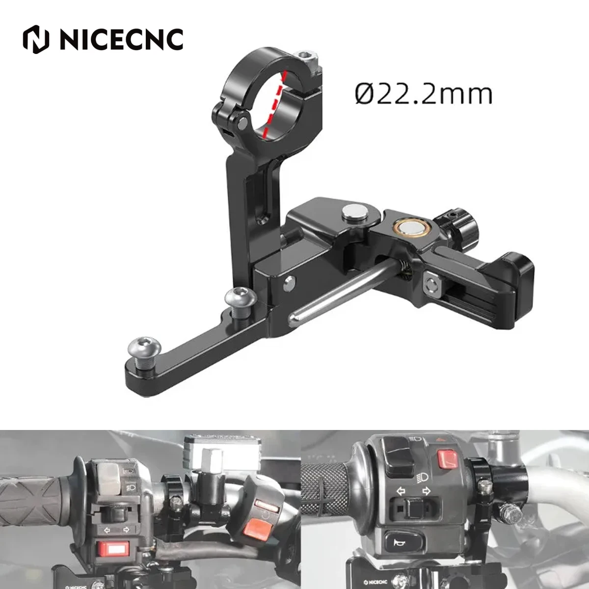 العالمي ل KTM 690 إندورو R Husqvarna 701 Supermoto 22 مللي متر المقود اليسار الإبهام الفرامل الجمعية لياماها Tenere 700 XTZ07 T700 #1