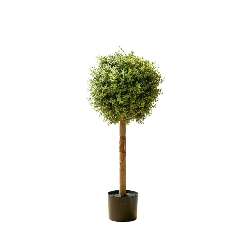 Simulation green plant indoor spherical plant large creative simulation flower10