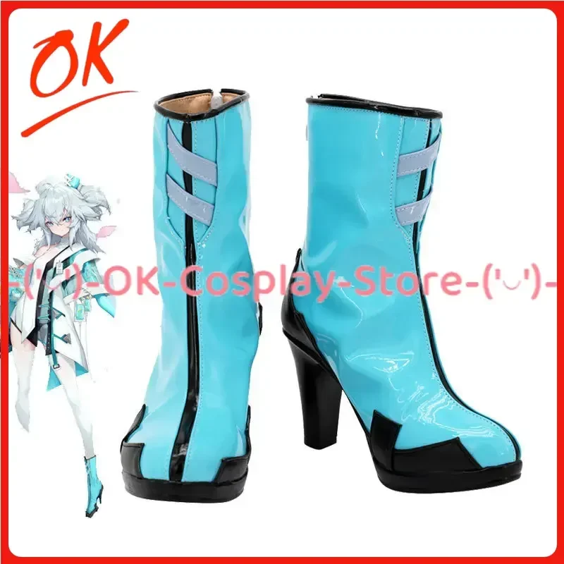 [Customized Size] Girls' Frontline Florence Cosplay Shoes Game Roleplay Costume Prop Halloween Carnival Party Boots PU Leather