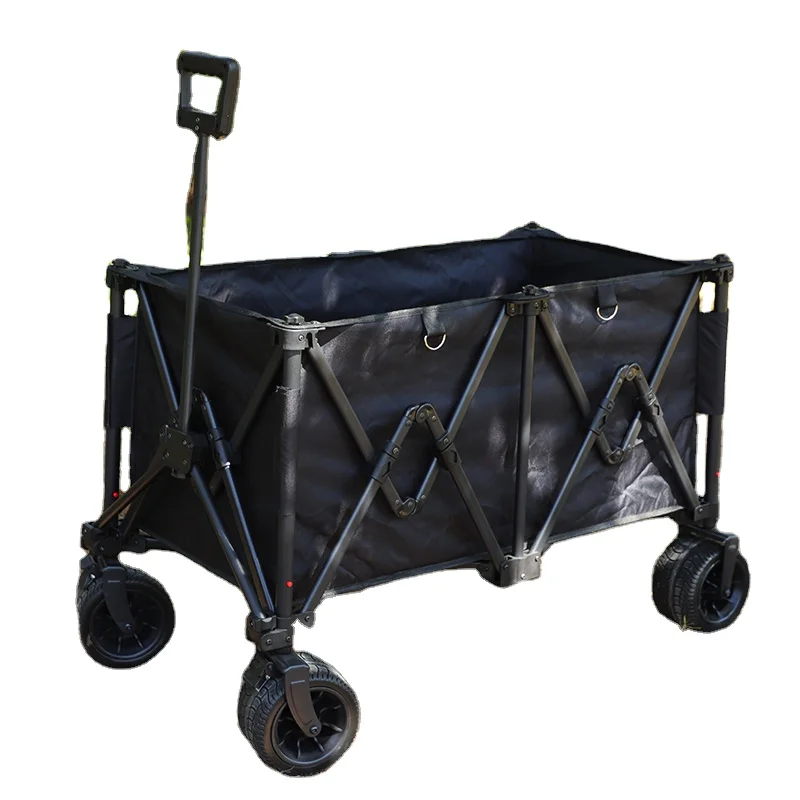 

Outdoor Garden Multipurpose Collapsible Foldable Utility Beach Trolley Cart Camping Folding Wagon