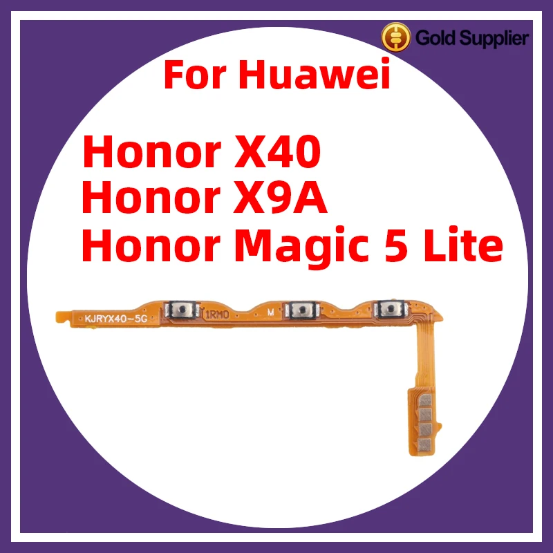 For Huawei Honor Magic 5 Lite Power ON OFF Volume Camera Key Button Switch Flex Cable Replacement