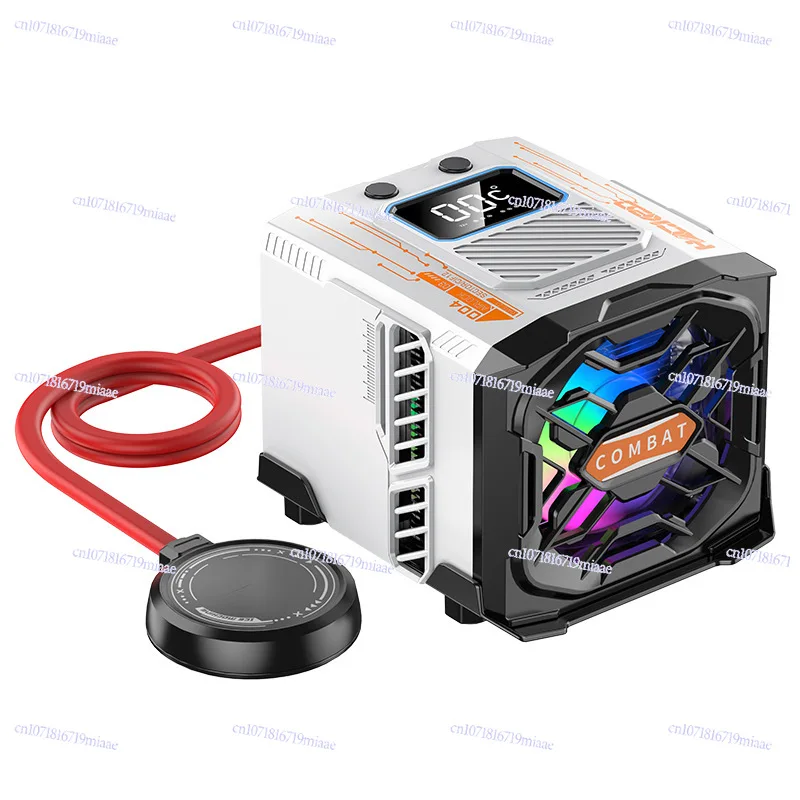 Chłodnica cieczowa 45W do telefonów komórkowych i tabletów Uniwersalny cichy wentylator chłodzący do transmisji na żywo i intensywnego użytkowania