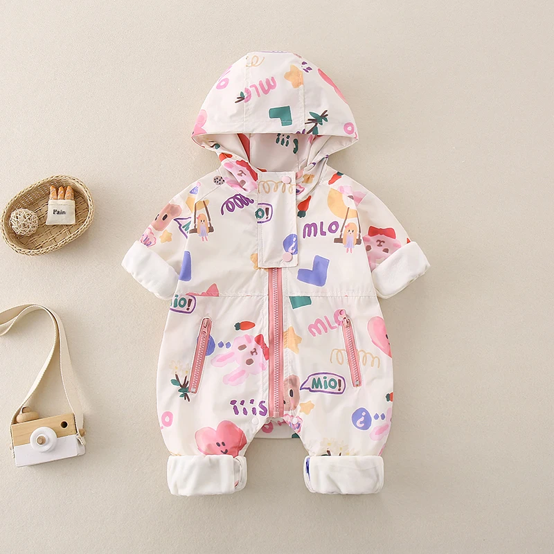 

Комбинезон для девочки Princ Sle с ветрозащитной подкладкой, для осени и зимы, для активного отдыха, с высокой талией, длинные брюки