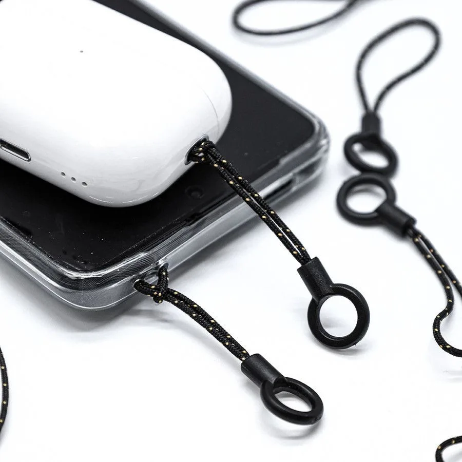 Nylon Cell Phone Finger Ring Grip Holders Straps Charm Cord Lanyard Phone Ring Strap for Mobile USB Flash Drive MP3 Keychain DIY view 2