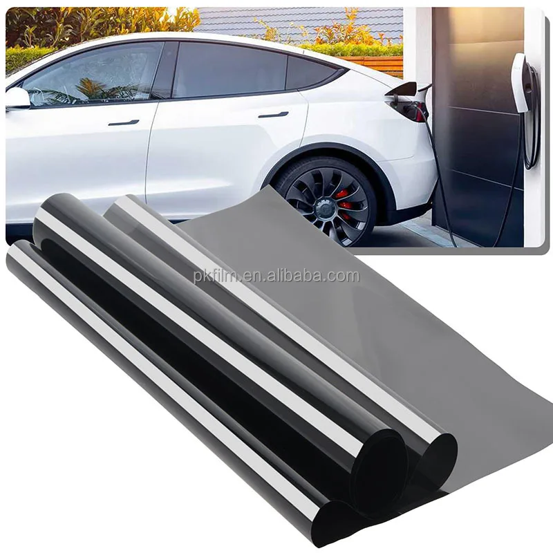 

HD Blue Fog High Insulation Privacy UV Protection PET Self Adhesive Auto Window Film with 99% UV & 90% IR Rejection