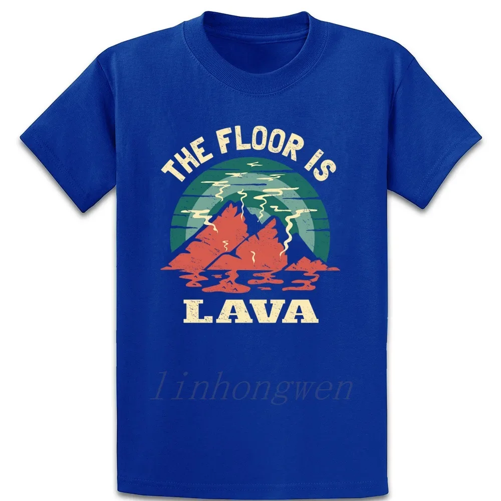 The Floor Is Lava Volcano Kids Premium T Shirt Building Summer Pattern Homme Customize Plus Size 5xl Cotton Shirt