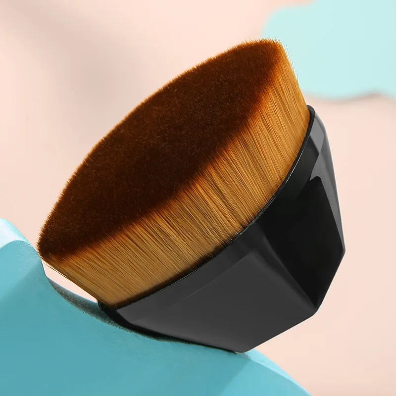 Karsyngirl 1Pcs pennello per trucco magico grande pennello per fard per viso in polvere di bellezza pennello per fondotinta professionale portatile