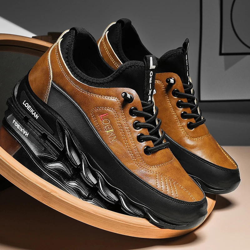 حماية العمل أحذية رجالية الخريف موقع البناء العمل العمل المضادة للانزلاق مقاومة للاهتراء الرياضة الترفيه تسلق الجبال #5