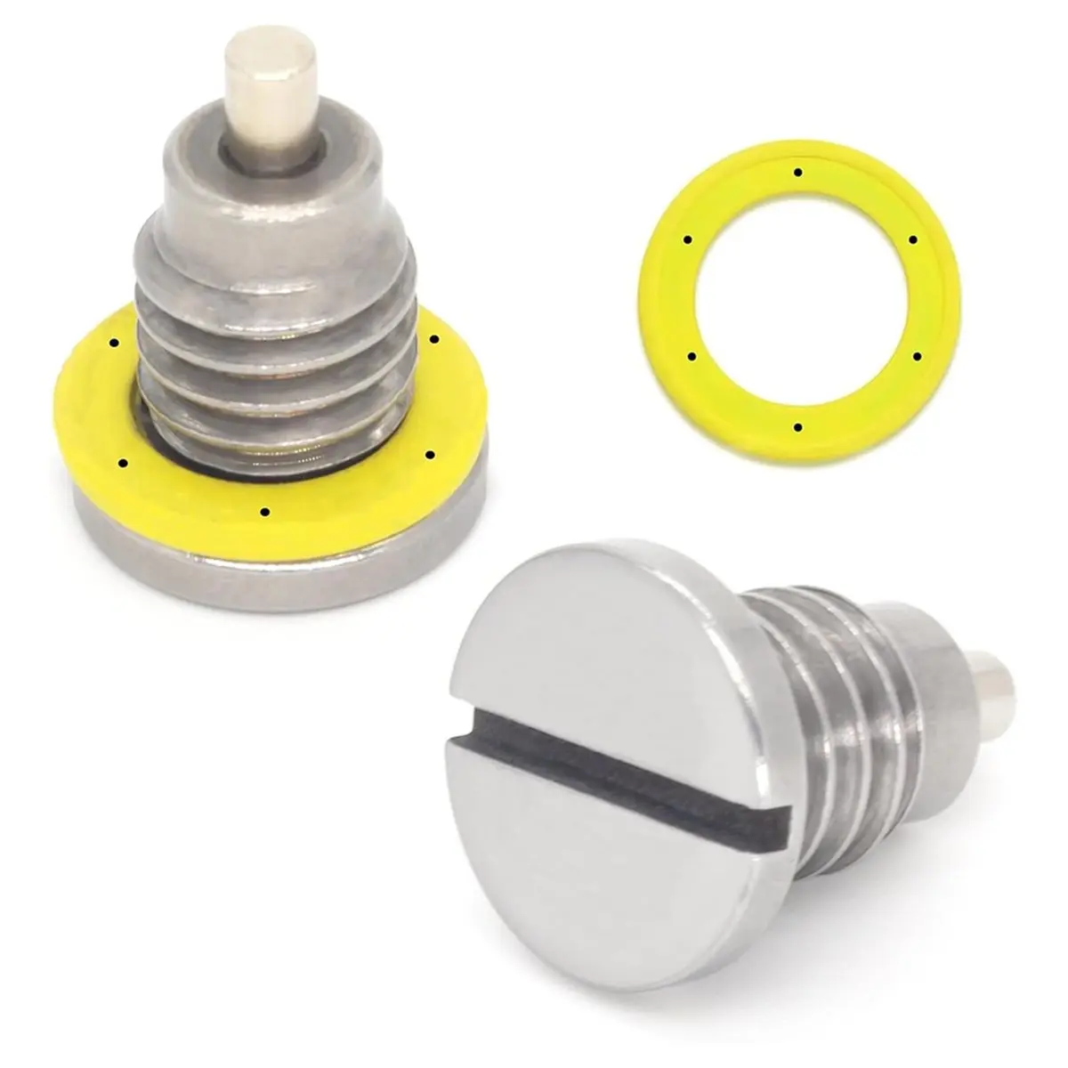 Multi-use Gear 8M0058389 Boat Lower Unit Drain Screws with Seals for Outboard and for Stern Drive Replace