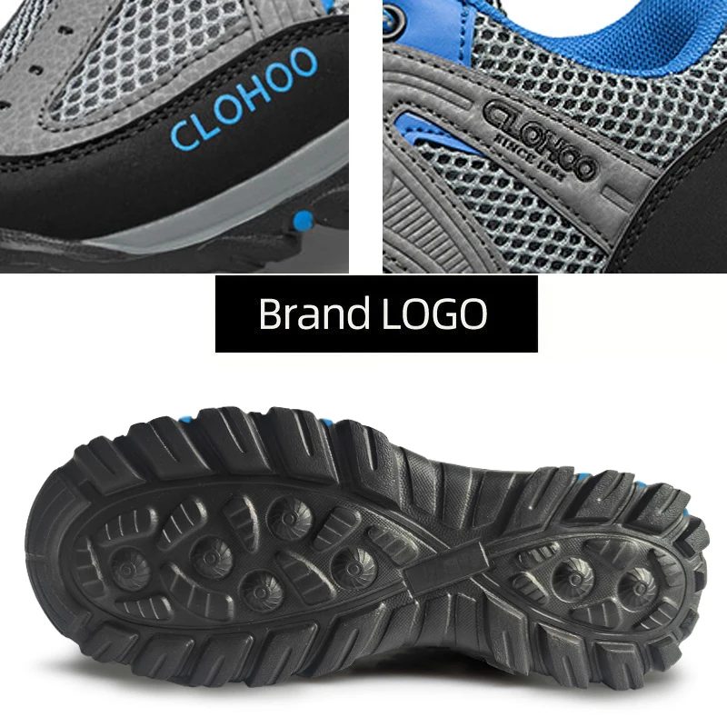 CLOHOO Breathable Outdoor Sports Casual Shoes Mountaineering Wearable Rubber Sole Comfortable Daily Casual Men\'s Shoes