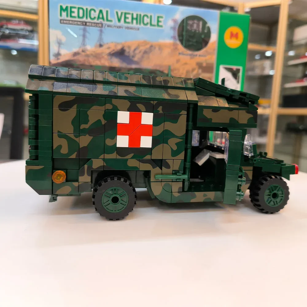 

Бренд Woma 784 шт. строительные блоки игрушка любимая спасательная машина армейская модель автомобиля кирпичи детские игрушки «сделай сам» праздничные подарки