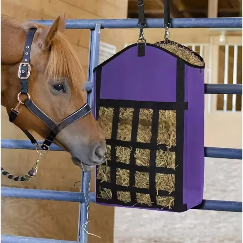 for Horse Feeding Bag Large Capacity Portable Hay Bag Straw Storage Bag Dead Grass Feed Sack