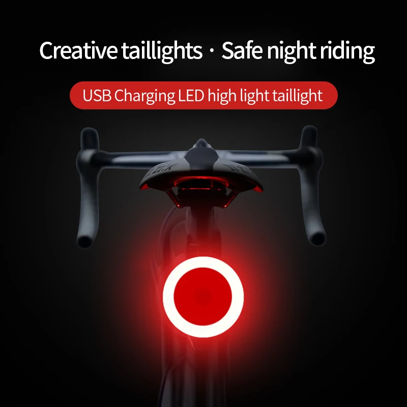 

Fun Bicycle Taillight Bicycle Light Charging Mountain Lights Night Ride Road Bike Ride Creative Taillight Equipment