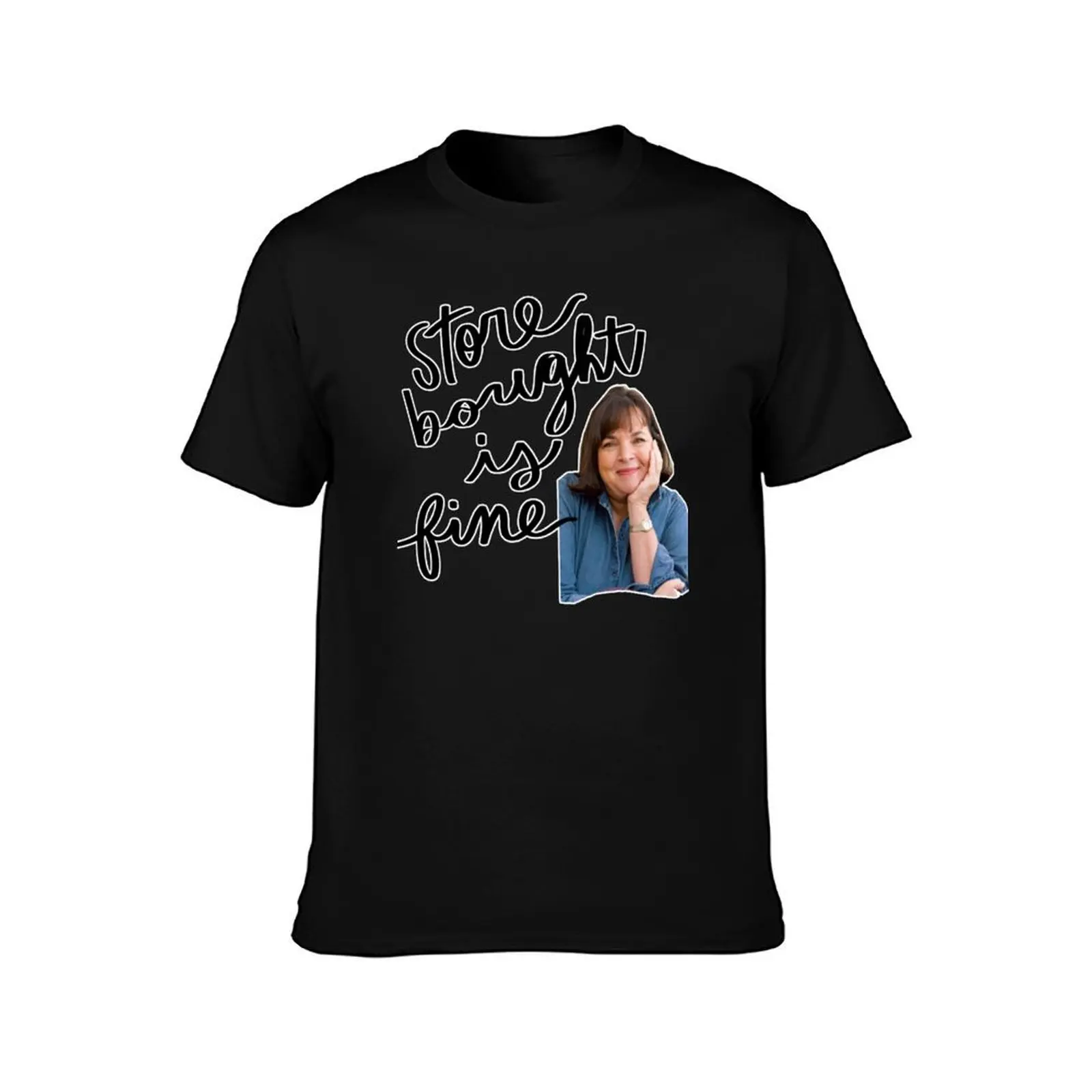 Ina Garten T-Shirt, Summer Casual Cotton Tee, Oversized Streetwear Tops, Vintage Graphic Print, Loose Fit Short Sleeve