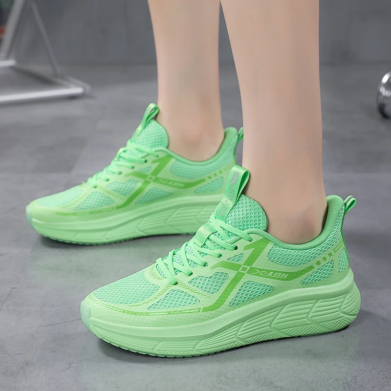 

Couples Running Shoes for Men Women Breathable Lightweight Mesh Soft Bottom Comfort Shock Absorption Sport Sneakers
