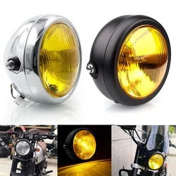 Retro 5.75 Inch LED Motorcycle Headlights Universal 12V Round headlight motorcycle Accessories for cafe racer headlight LED