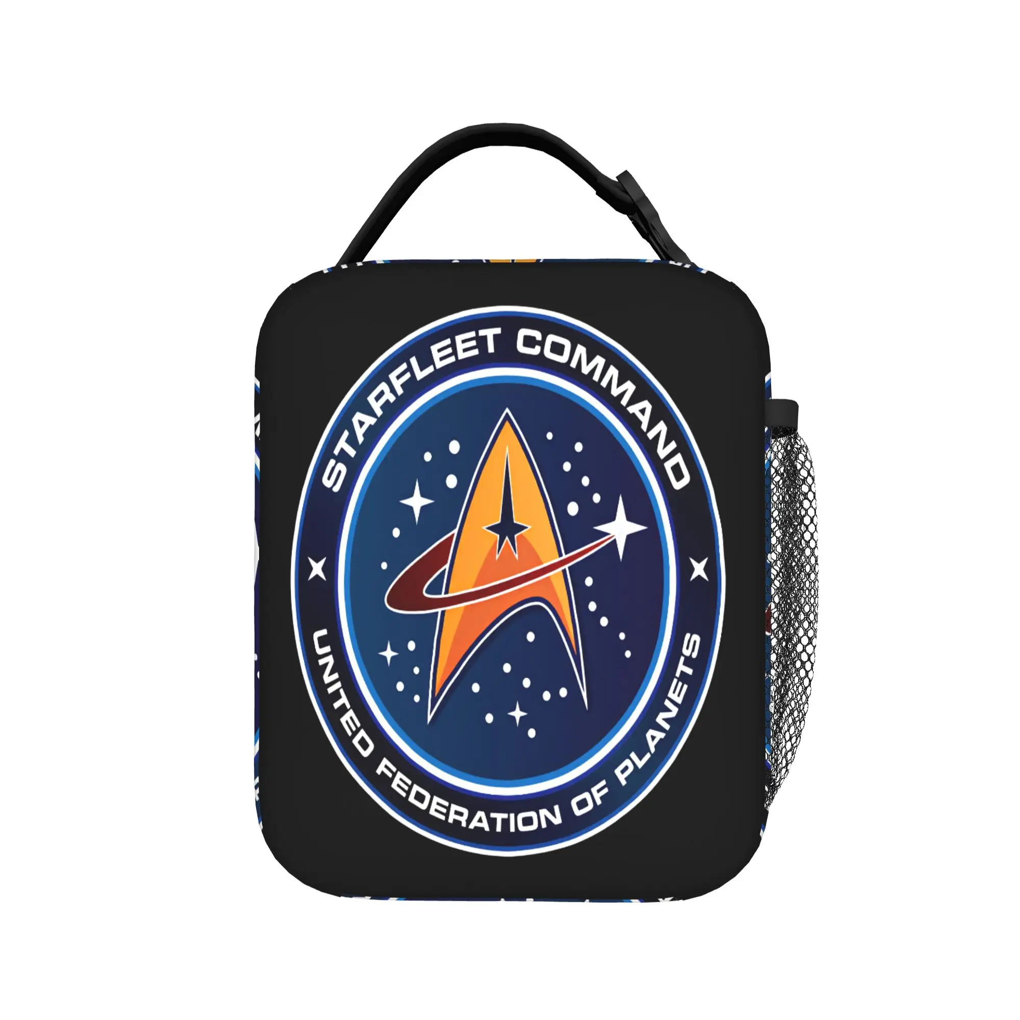 S-Star T-Trek Ship Movie  Lunch Bag  Cute Lunch Box Picnic Portable Zipper Thermal Lunch Bags For Women Oxford Custom Cooler Bag