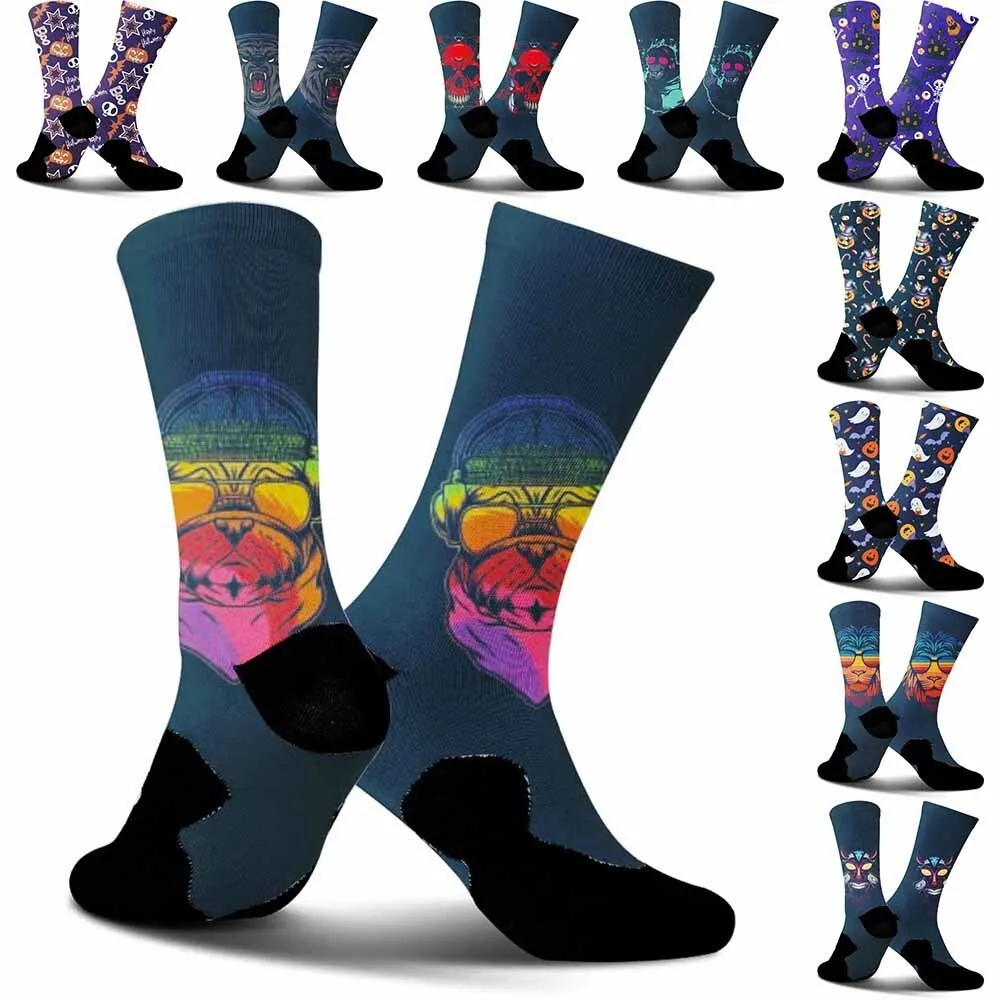 Креативные-и-красочные-велосипедные-носки-с-рисунком-бульдога-дышащие-высокоэластичные-впитывающие-пот-лучший-подарок-для-велоспорта