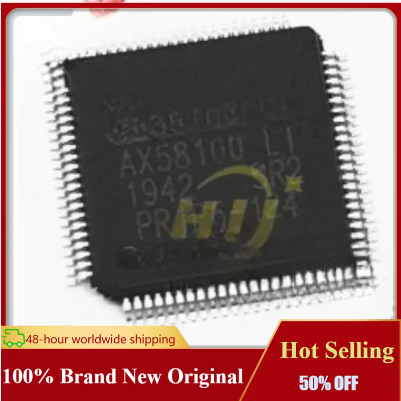 1-5PCS AX58100 AX58100LT LQFP80 Control Chip – Brand New and Original Hot Seller