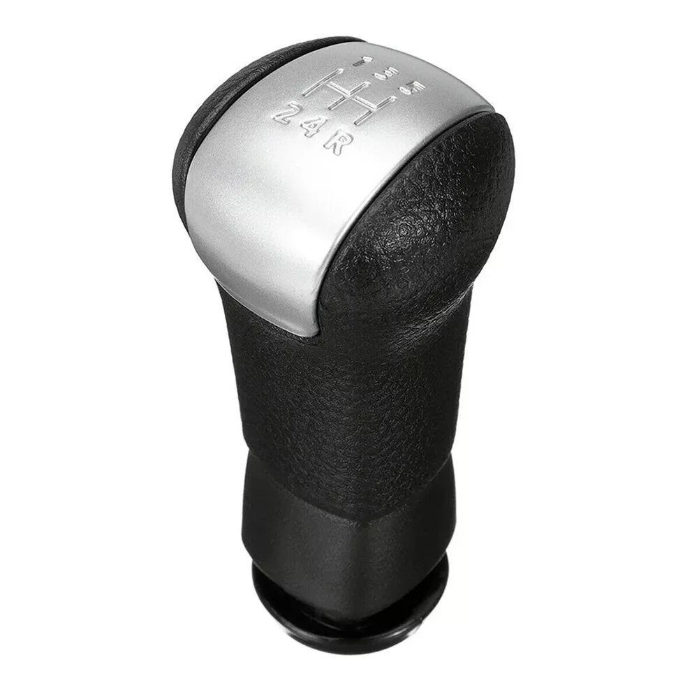 Car Accessories Shift Lever Driving Experience Improvement 5 Speed Knob Black+Silver For X-trail 2006-2013 Car