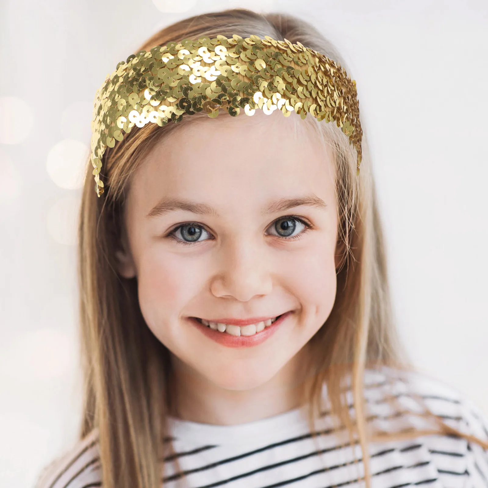 

1pc Sparkly Sequin Headband Creative Hair Bands Elastic Glitter Sport Hairband for Women Girls Birthday
