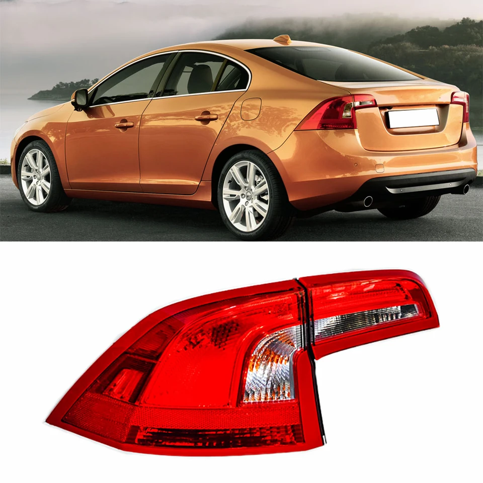 For Volvo S60 S60L 2011-2017 Car Rear Tail Light Taillight Housing
