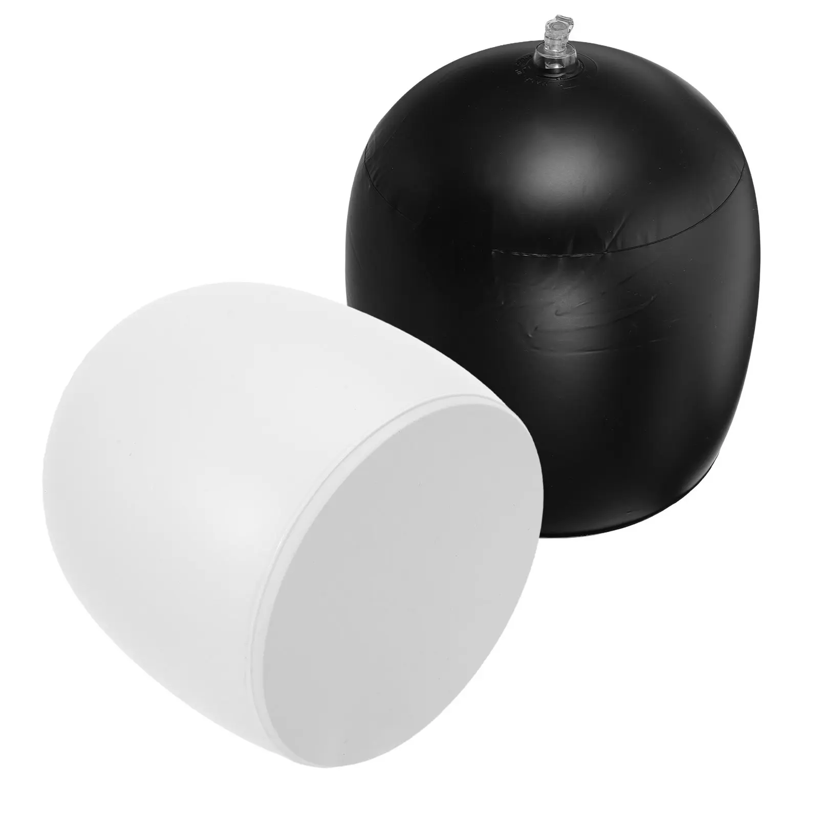 2Pcs Inflatable Hat Holder Black PVC Dome Cap Support for Travel Hat Display Stand Baseball Caps Wigs Helmets 57-62Cm Head