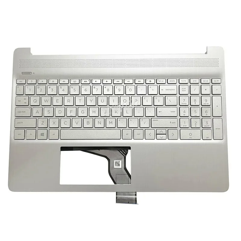 Original NEW US Keyboard for HP 15-EF 15S-EQ 15-DY 15S-FQ Laptop Palmrest Upper Cover Top Case Backlit L63578-001 L63579-001