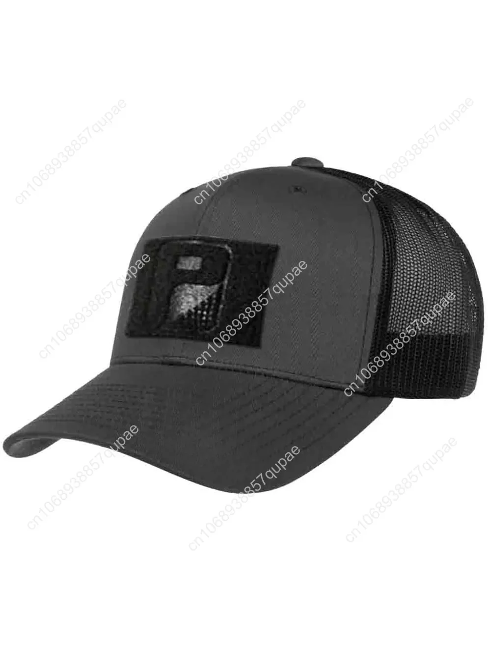 

P PULLPATCH Tactical Snapback Trucker Hat by Pull Patch – Curved Bill Cap with 3x2 Inch Hook & Loop Panel for Morale Patches