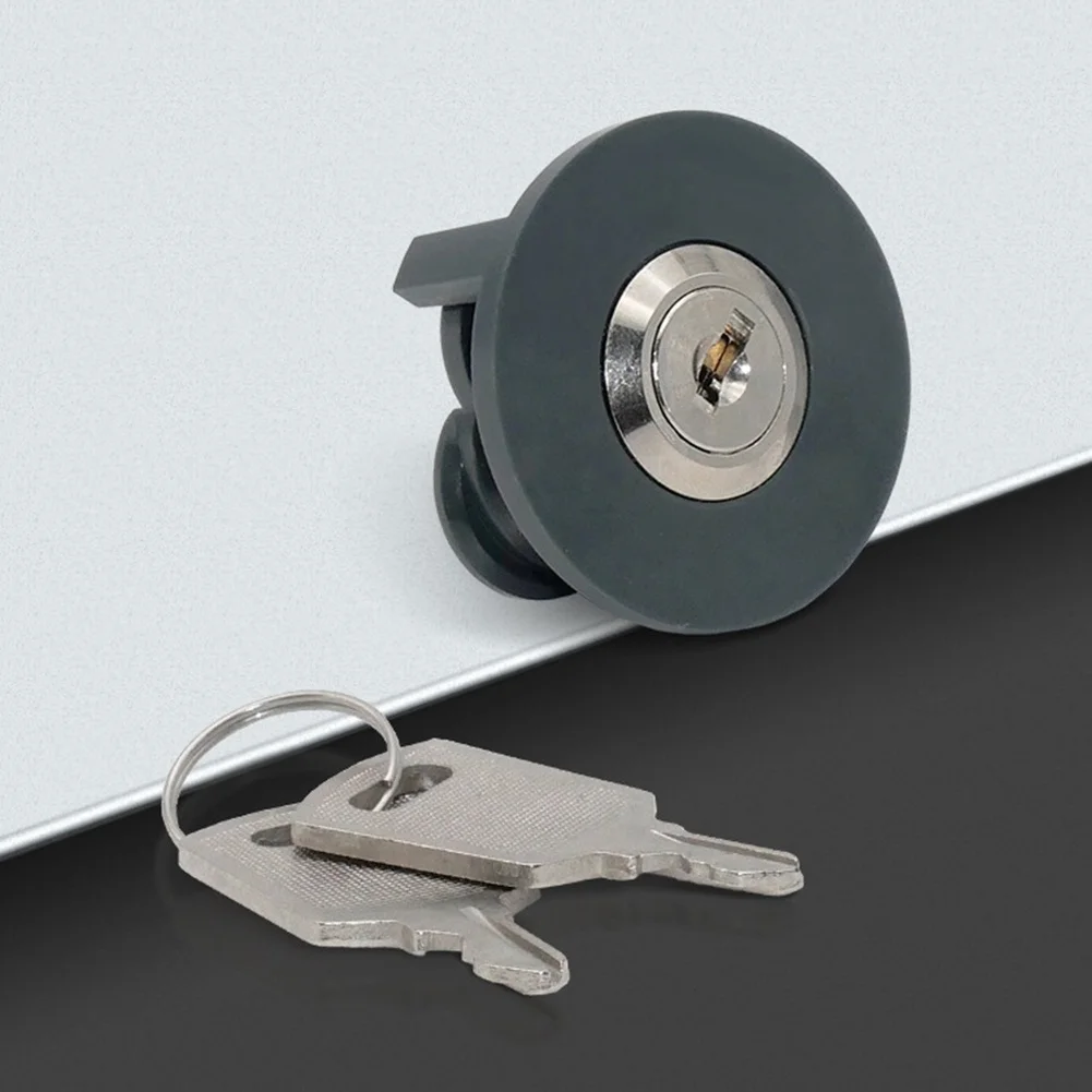 Fechadura de soquete com chave para bloquear tomadas elétricas, 5 peças para evitar roubo de energia e acesso ao filho, design anti-quebra de liga de zinco