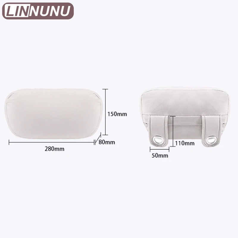 Linnunu Fit for Lixiang L6 L7 L8 L9 Mega Car Decoration Accessories Headrest Neck Pillow Official Same Style Auxiliary Soft Pillow Upgraded