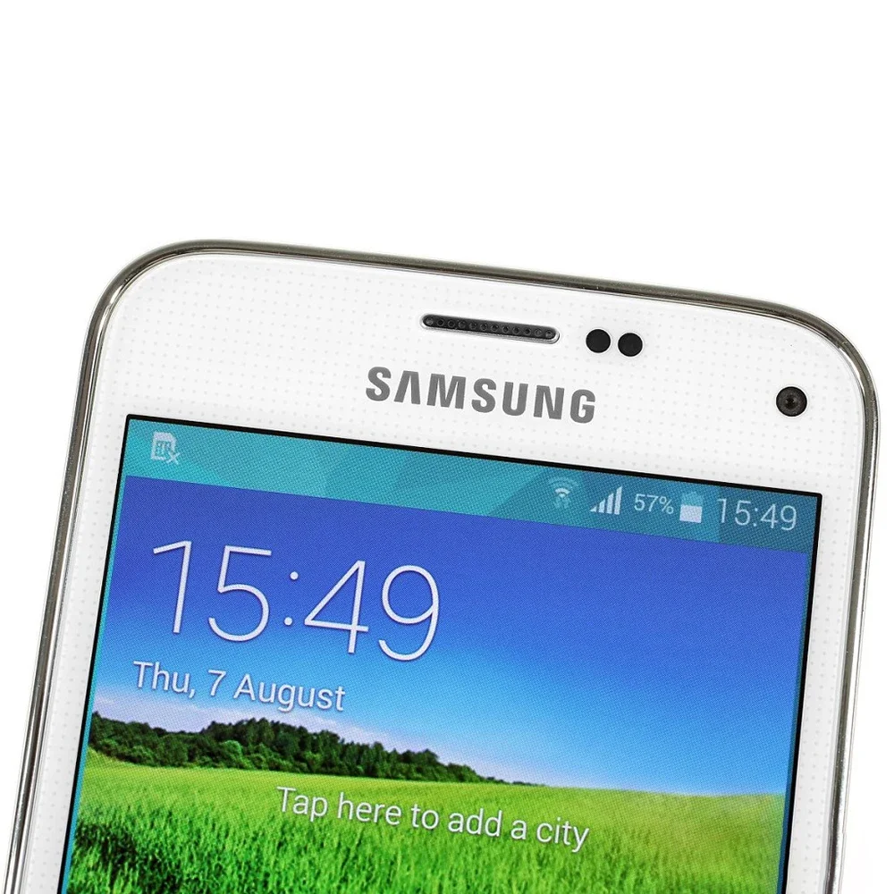 هاتف سامسونج جالاكسي S5 mini G800F 4G الأصلي، 1.5 جيجابايت رام، 16 جيجابايت روم 8 ميجابكسل + 2.1 ميجابكسل 4.5 بوصة، هاتف أندرويد رباعي النواة