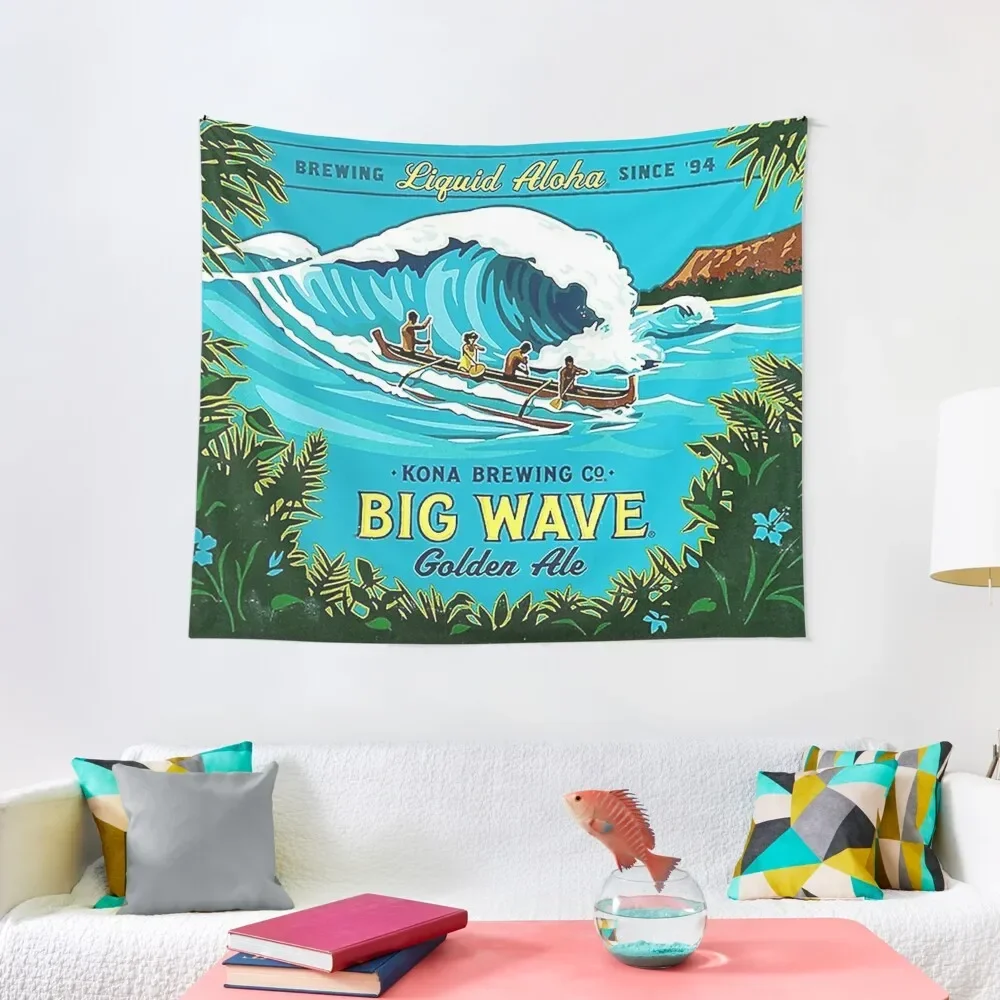 

Big Wave Tapestry Christmas Decoration Wallpaper Bedroom Decor Tapestry