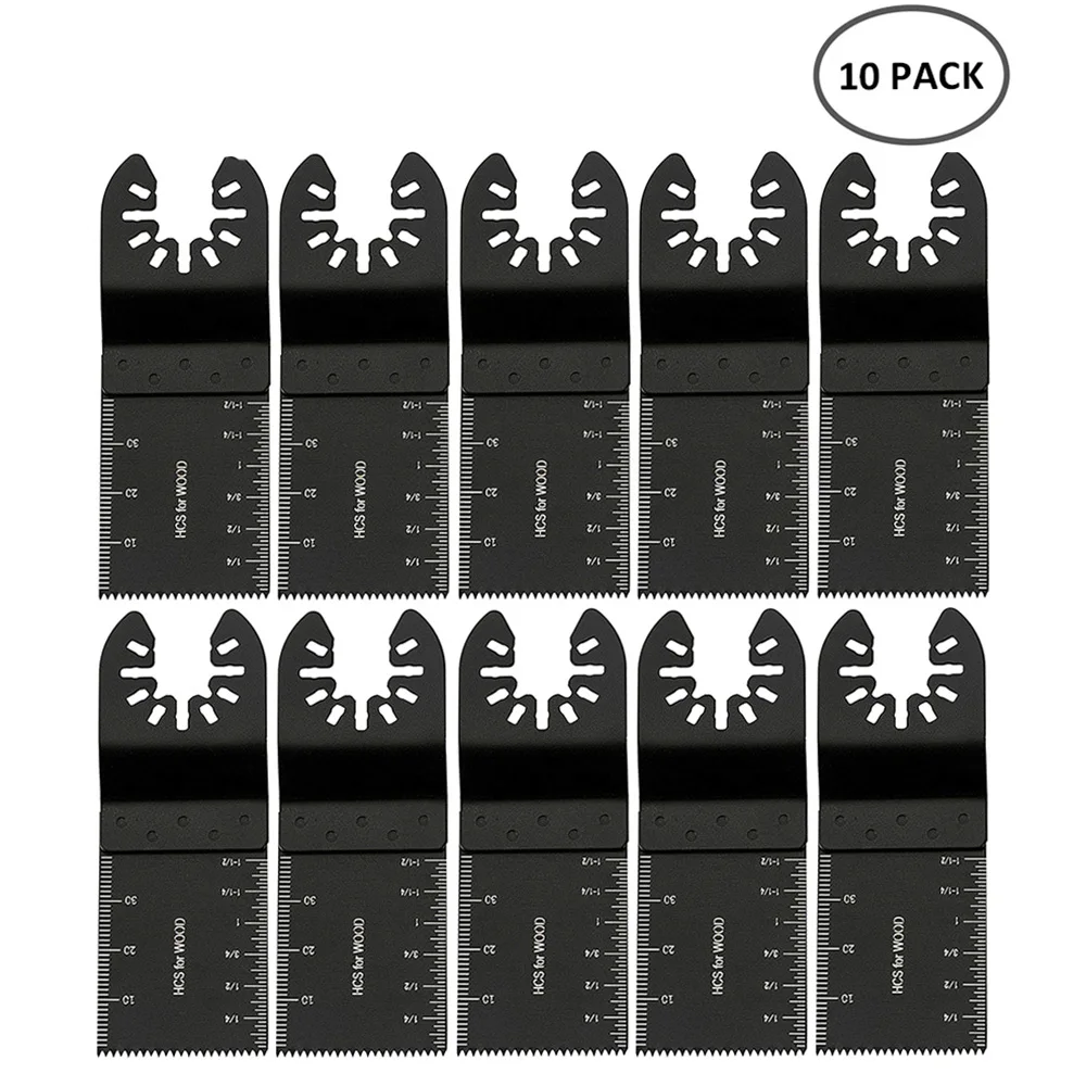 10/60/100 Stuks Oscillerende Zaagblad Multi Gereedschap Messen Multifunctionele Vernieuwer Snijblad Voor Hout Metaal snel Snijblad