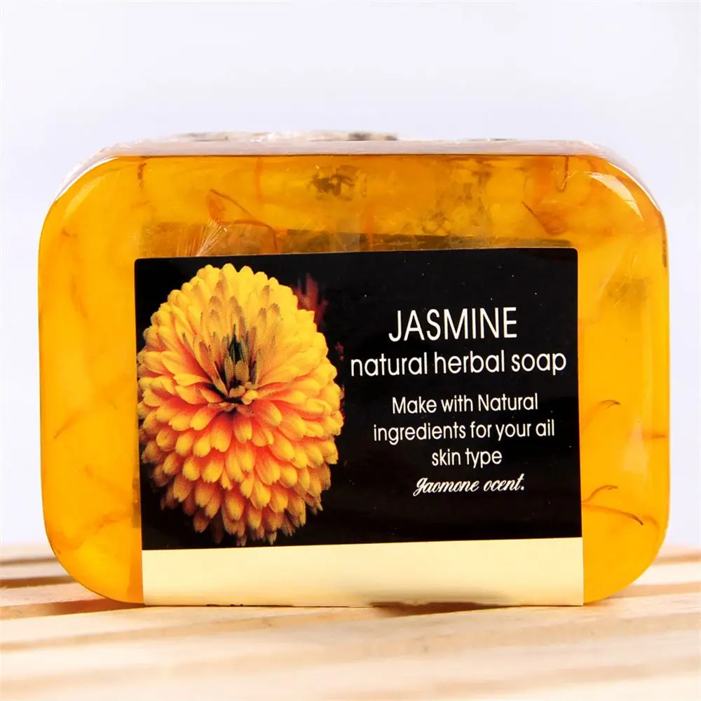 Anti Cellulite Soap สบู่ธรรมชาติจัสมินดอกไม้ Calendula น้ำมันหอมระเหยสบู่ลบอาหาร Anti-Cellulite สบู่