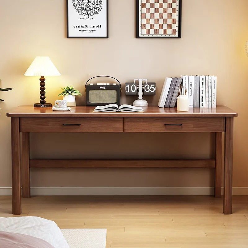 خشب متين، مكتب، دراسة، منزل، حديث، بسيط، مكتب #4