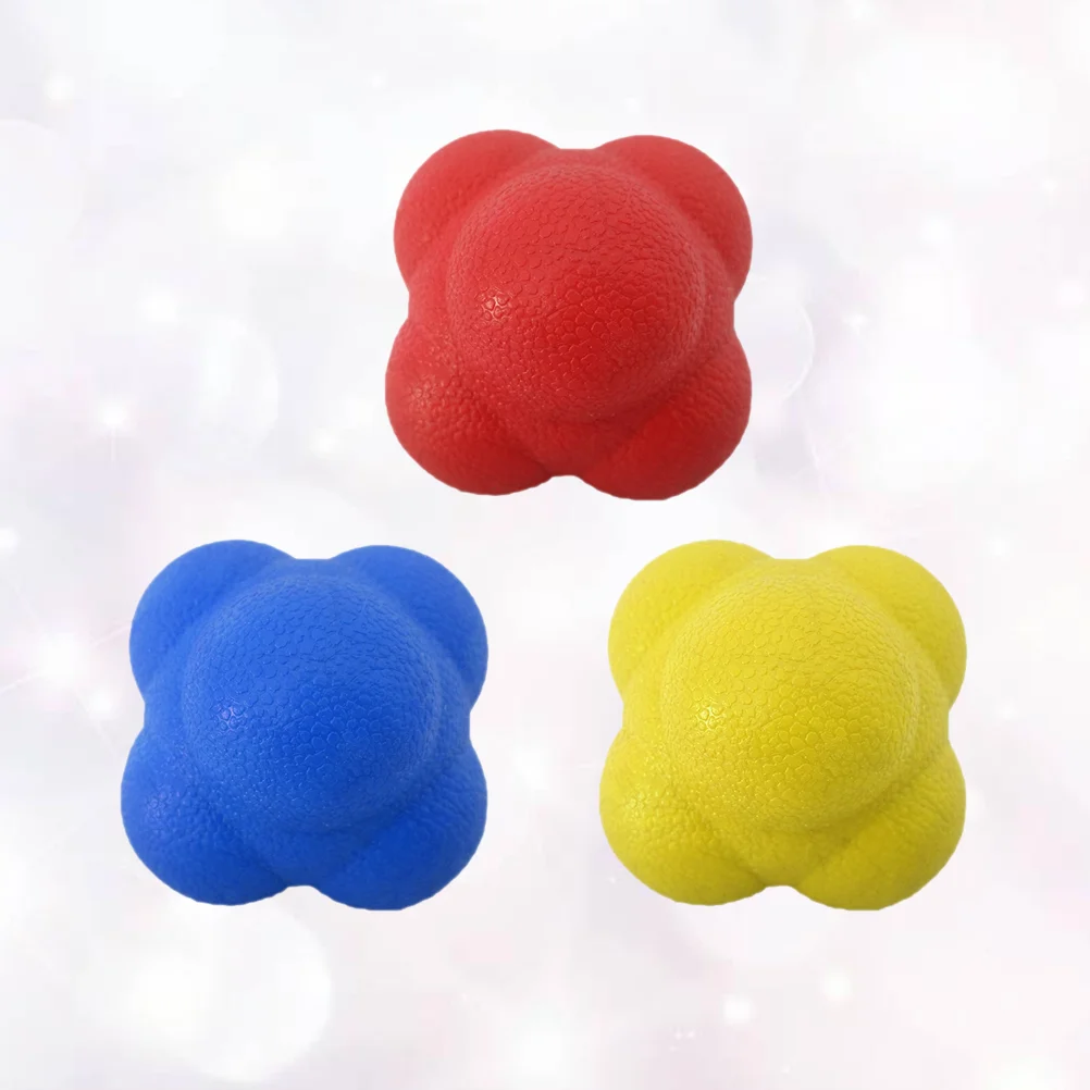 

3pcs Agility Reaction Reflex Ball Bouncing Ball Baseball Tennis Badminton Reaction Training Ball Exercise Fitness Ball (High