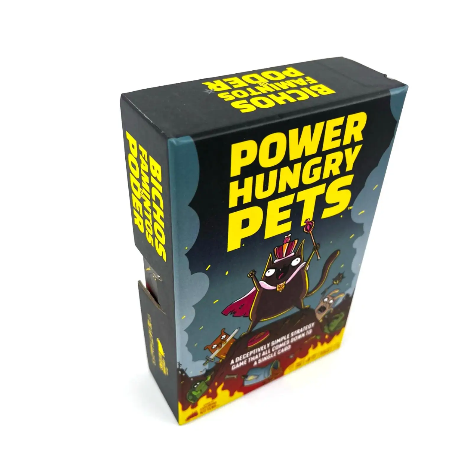 

Power Hungry Pets Strategy Board Game - Fast-Paced Explosive Cat Card Game for 2-6 Players, Family & Party Fun Night