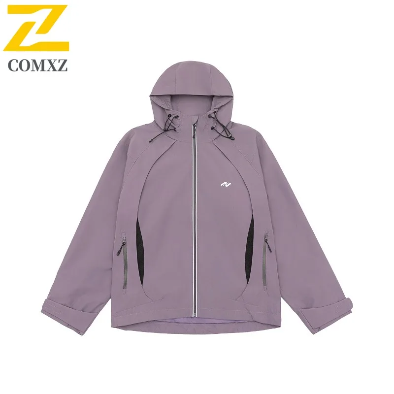 

COMXZ 2025 Autumn Winter New Windbreaker Coat Men Japanese Vintage Hooded Jacket Trend Versatile Top Price Control 219