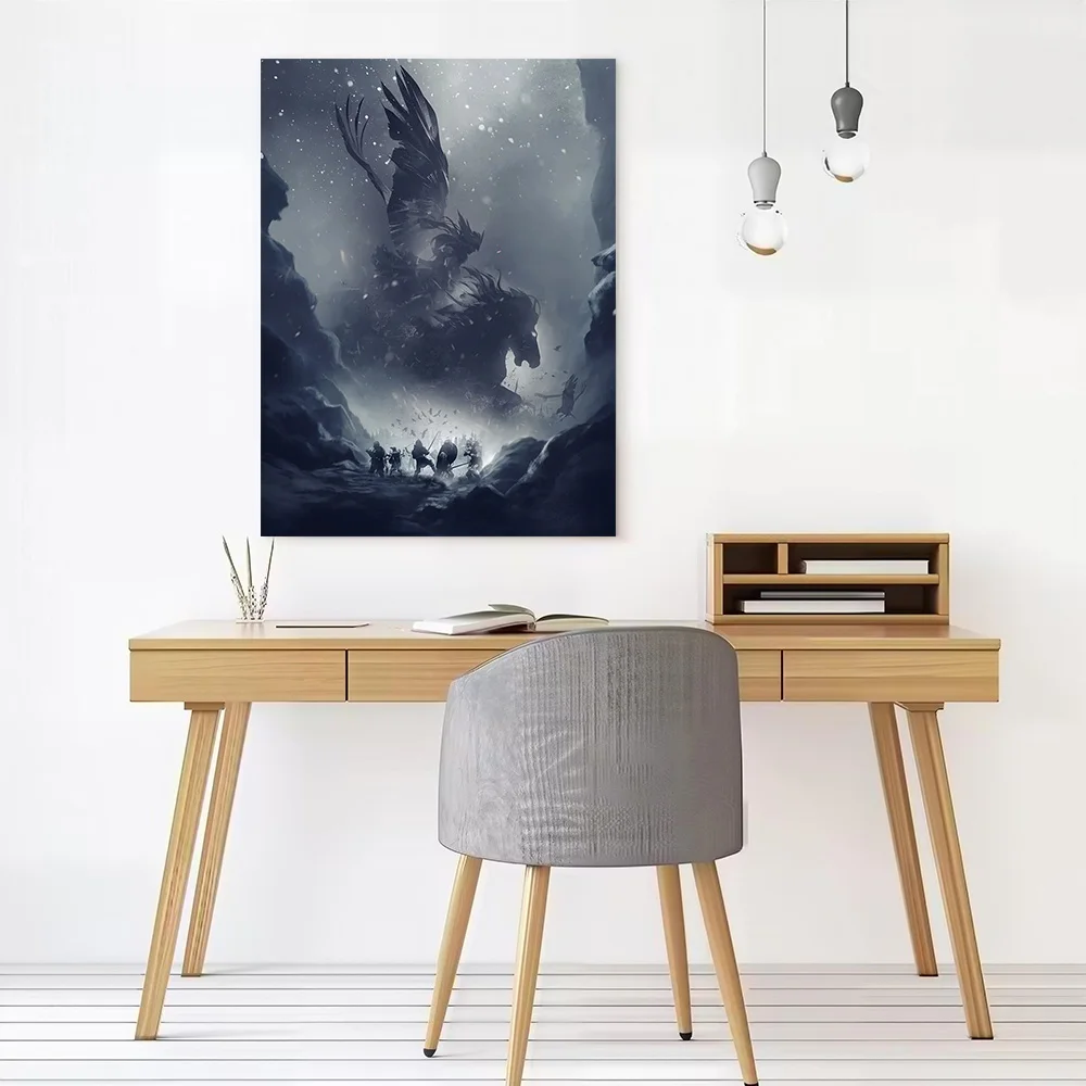 The Ride of the Valkyrie Printed Canvas Poster Personalized High Quality Wall Art Paintings for Room Ornaments Home Decor Items