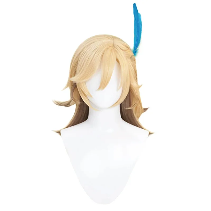 AA wat IN STOCK Game Genshin Impact DokiDoki Cosplay Men Short Hair Kaveh Feather Free Wig 2025 New