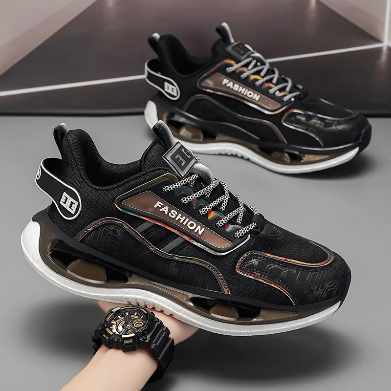 

Man Casual Sneaker Breathable Shoes for Men Mesh Lightweight Low Price Korean Light Jogging Jump Running All Brands Summer Sale