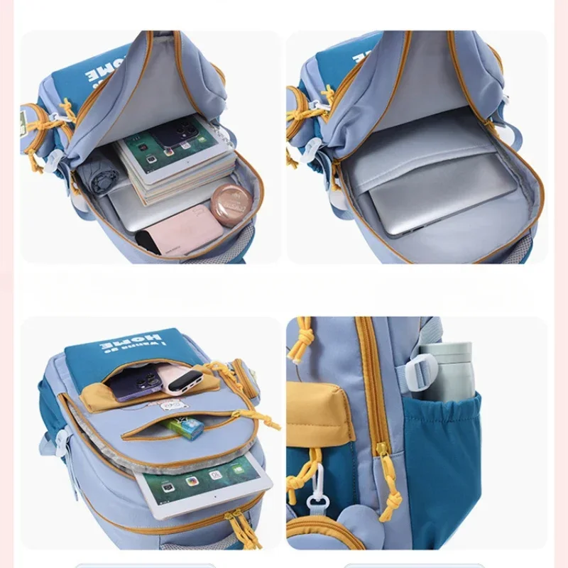 Mochila Escolar primaria para niños adolescentes, morral de viaje informal, duradero