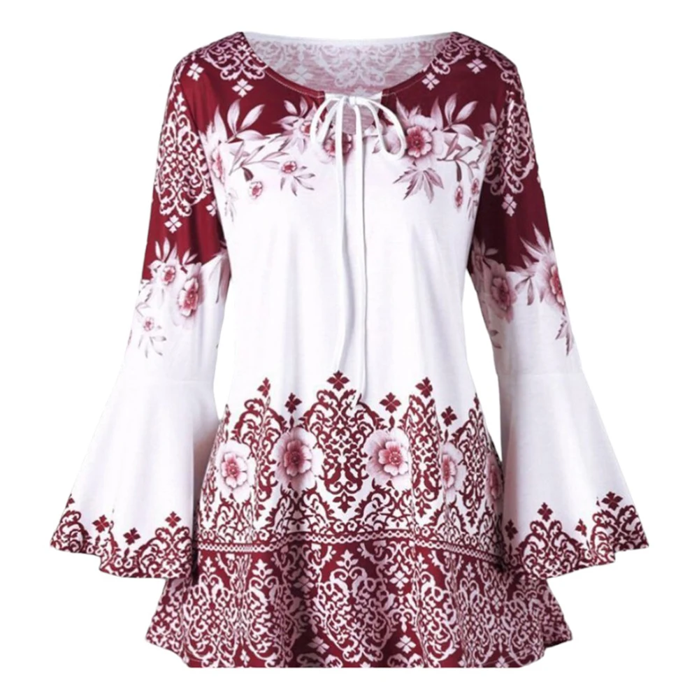 XL-5XL Plus Size damskie koszulki bluzki 2023 wiosna Oversize z nadrukiem dziergany sweter odzież damska Casual duża luźna koszulka