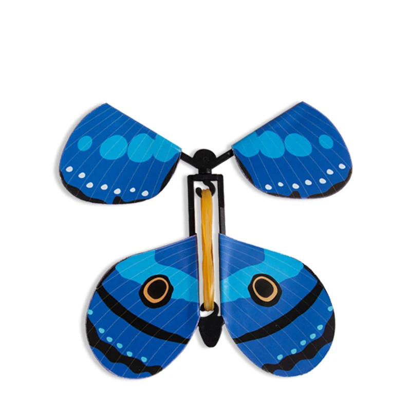 Marcapáginas de mariposa voladora mágica colorida creativa para niños, accesorios mágicos divertidos, juguetes, regalos para niños, novedad