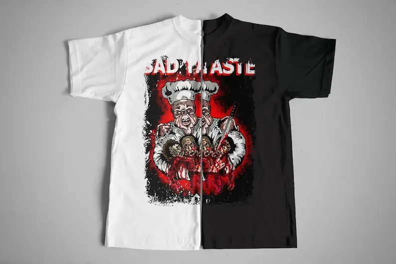 

Bad Taste Movie T-Shirt | Classic Movie Clothing | Cult Classic T-shirt