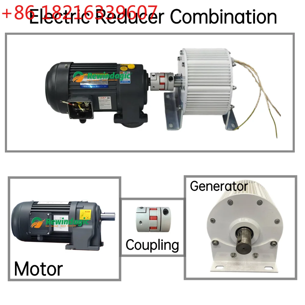 YAO 20KW 30KW 50KW 80KW 100KW Permanent Magnet Generator 120V 220V 380V 400RPM Dynamo Alternator Quiet Generator With Driving Mo